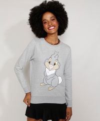 Blusa-de-Moletom-Feminina-Tambor-Bambi-Decote-Redondo-Cinza-Mescla-9983828-Cinza_Mescla_1