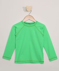 Blusa-de-Praia-Infantil-Manga-Longa-com-Protecao-UV50--Verde-9975645-Verde_1
