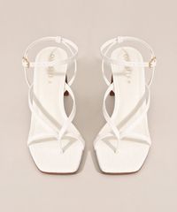 Sandalia-Feminina-Salto-Medio-Texturizada-Croco-Oneself-Branco-9984389-Branco_5