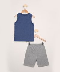 Conjunto-Infantil-Regata-Infantil-Snoopy-Azul-Marinho---Bermuda-de-Moletom--Cinza-Mescla-9968180-Cinza_Mescla_3
