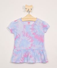 Blusa-Infantil-Manga-Curta-Estampada-Tie-Dye-com-Coracao-e-Babado-Multicor-9978484-Multicor_1