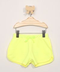 Short-de-Moletom-Infantil-Running-com-Laco-Amarelo-Neon-9978489-Amarelo_Neon_1
