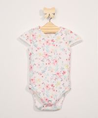 Body-Infantil-Texturizado-Estampado-Floral-com-Pompom-Manga-Curta-Off-White-9980553-Off_White_1