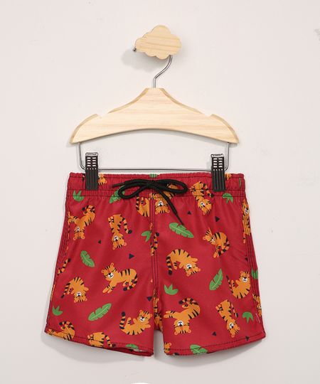Short-Infantil-Estampado-Tigres-Vermelho-9963200-Vermelho_1 Short-Infantil-Estampado-Tigres-Vermelho-9963200-Vermelho_1