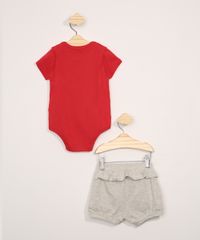 Conjunto-Infantil-Body-Manga-Curta-Abacaxi-Vermelho---Short-Cinza-Mescla-9967581-Cinza_Mescla_2