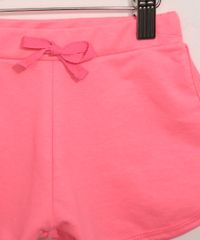 Short-de-Moletom-Infantil-Running-com-Laco-Rosa-Neon-9978490-Rosa_Neon_4