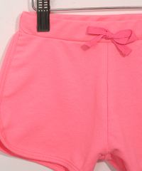 Short-de-Moletom-Infantil-Running-com-Laco-Rosa-Neon-9978490-Rosa_Neon_6