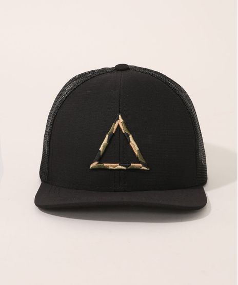Bone-Masculino-Aba-Reta-com-Bordado-Triangulo-Preto-9946706-Preto_1