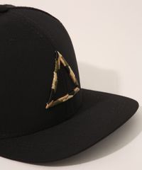 Bone-Masculino-Aba-Reta-com-Bordado-Triangulo-Preto-9946706-Preto_2