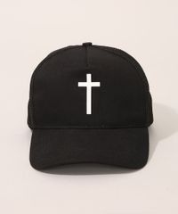 Bone-Masculino-Aba-Curva-Cruz-Preto-9981502-Preto_1