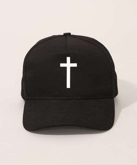 Bone-Masculino-Aba-Curva-Cruz-Preto-9981502-Preto_1