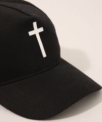 Bone-Masculino-Aba-Curva-Cruz-Preto-9981502-Preto_3