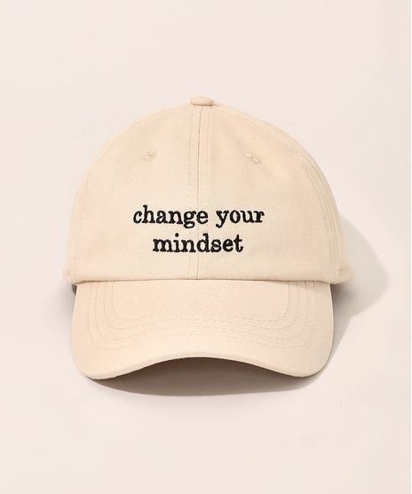 Bone-Feminino-Mindset-Aba-Curva-com-Bordado--Change-Your-Mindset--Bege-9983095-Bege_1