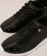 Tenis-Feminino-Via-Uno-Matelasse-em-Verniz-Preto-9984407-Preto_3 Tenis-Feminino-Via-Uno-Matelasse-em-Verniz-Preto-9984407-Preto_3