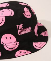 Bucket-Hat-Feminino-Smiley-Dupla-Face-Preto-9985502-Preto_2