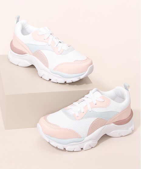Tenis-Feminino-Esportivo-Ace-Chunky-Sneaker-Color-Block-Branco-9983538-Branco_1