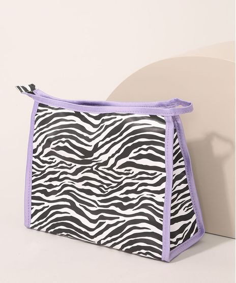 Necessaire-Feminina-Estampada-Animal-Print-Zebra-Multicor-9985516-Multicor_1