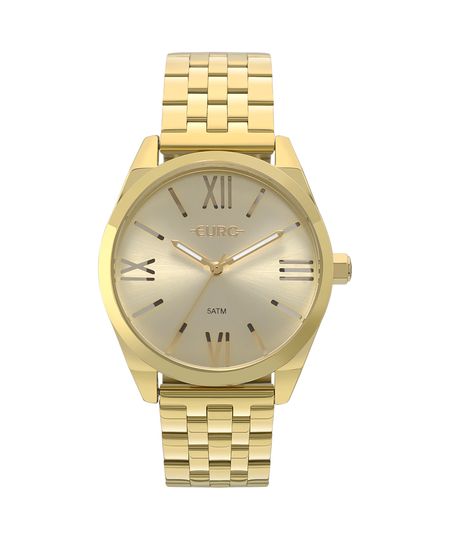 Relógio Euro Feminino Recortes Dourado - EU2035YNG/4P Menor preço em Relógio Euro Feminino Recortes Dourado - EU2035YNG/4P