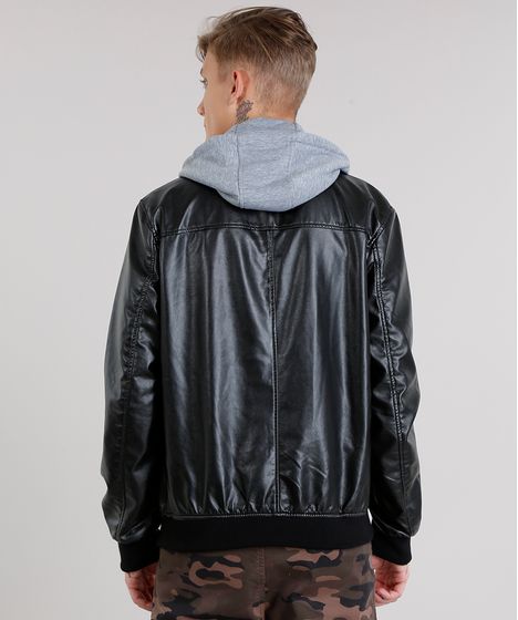 jaqueta masculina bomber 2 em 1
