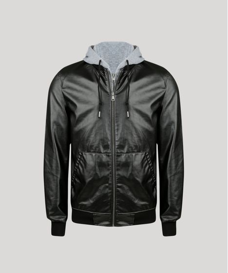 jaqueta masculina bomber 2 em 1