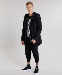 Parka-Masculina-Gola-Alta-com-Capuz-Preta-8855169-Preto_3