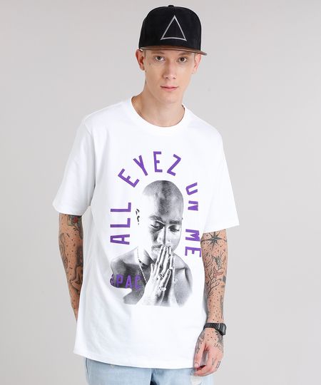 Camiseta-Masculina-Ampla-Tupac-Manga-Curta-Decote-Careca-Branca-9152179-Branco_1 Camiseta-Masculina-Ampla-Tupac-Manga-Curta-Decote-Careca-Branca-9152179-Branco_1