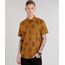Camisa-Masculina-Estampada-Caveira-com-Bolso-Manga-Curta-Caramelo-8872859-Caramelo_1