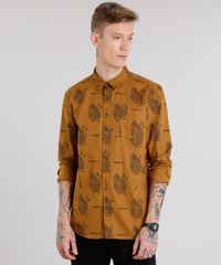 Camisa-Masculina-Estampada-Caveira-com-Bolso-Manga-Longa-Caramelo-8873904-Caramelo_1 Camisa-Masculina-Estampada-Caveira-com-Bolso-Manga-Longa-Caramelo-8873904-Caramelo_1