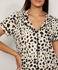 Pijama-Feminino-Camisa-Manga-Curta-Estampado-Animal-Print-Guepardo-com-Vivo-Contrastante-Bege-Claro-9974317-Bege_Claro_4