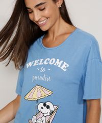 Camisola-Feminina-Manga-Curta-Snoopy-Azul-9974459-Azul_5