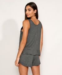 Pijama-Feminino-Regata-com-Babado-Cinza-Mescla-Escuro-9978280-Cinza_Mescla_Escuro_2