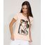 Camiseta-Feminina-Manga-Curta-Gato--Exausta--Decote-Redondo-Rose-9981915-Rose_1