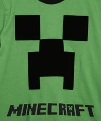 Pijama-Infantil-Manga-Curta-Minecraft-Verde-9978439-Verde_2