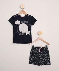 Pijama-Infantil-Manga-Curta--Dreamer-Heart--Azul-Marinho-9979027-Azul_Marinho_1