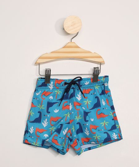 Short-Infantil-Estampado-Dinossauros-Azul-9979141-Azul_1 Short-Infantil-Estampado-Dinossauros-Azul-9979141-Azul_1