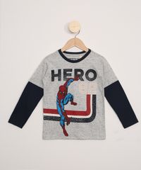 Camiseta-Infantil-Homem-Aranha-Manga-Longa-Sobreposicao-Cinza-Mescla-9979833-Cinza_Mescla_1
