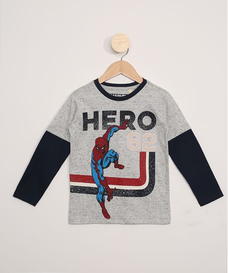 Camiseta-Infantil-Homem-Aranha-Manga-Longa-Sobreposicao-Cinza-Mescla-9979833-Cinza_Mescla_1