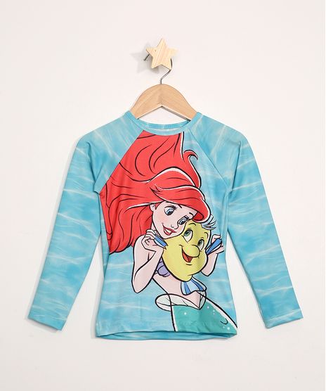 Blusa-de-Praia-Infantil-Manga-Longa-Ariel-e-Linguado-com-protecao-UV50--Azul-Claro-9965864-Azul_Claro_1