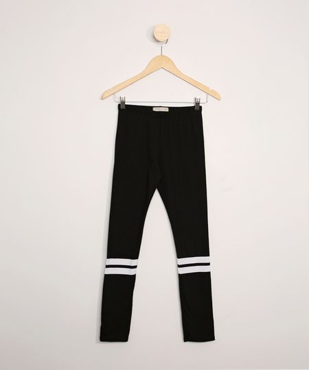 Calca-Legging-Juvenil-com-Listras-Preta-9978477-Preto_1