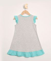 Camisola-Infantil-Manga-Curta-Gato-Sereia-com-Glitter-Cinza-Mescla-9966419-Cinza_Mescla_3