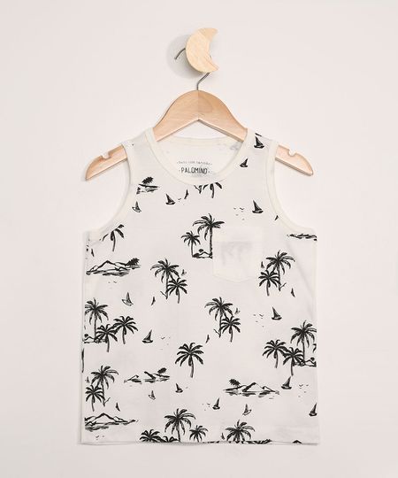 Regata-Infantil-Estampada-de-Coqueiros-com-Bolso-Off-White-9968789-Off_White_1