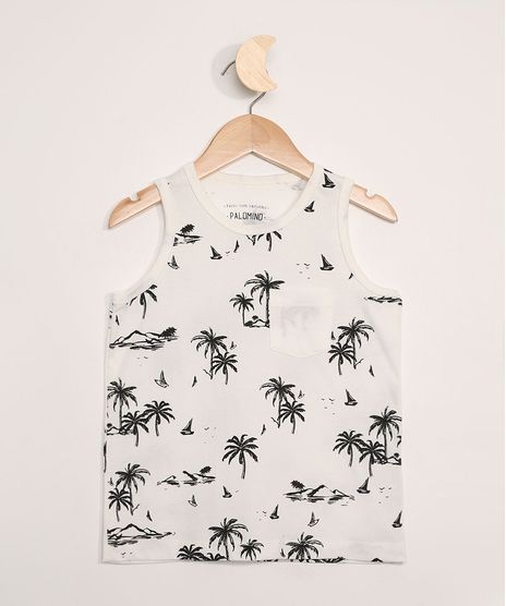 Regata-Infantil-Estampada-de-Coqueiros-com-Bolso-Off-White-9968789-Off_White_1