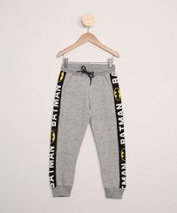 Calca-de-Moletom-Infantil-Jogger-Batman-Cinza-Mescla-9981009-Cinza_Mescla_1