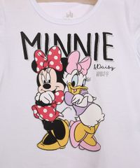 Conjunto-Infantil-Minnie-e-Margarida-de-Blusa-Manga-Curta-Branca---Bermuda-Rosa-9967579-Rosa_2