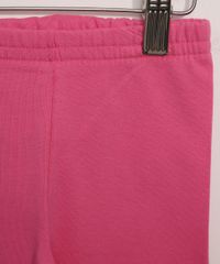 Conjunto-Infantil-Minnie-e-Margarida-de-Blusa-Manga-Curta-Branca---Bermuda-Rosa-9967579-Rosa_4