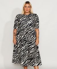 Vestido-Feminino-Plus-Size-Mindset-Midi-Estampado-Animal-Print-Zebra-Manga-Bufante-Off-White-9987229-Off_White_1