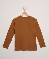 Camiseta-Juvenil-Manga-Longa-Caveira-Metalizada-Caramelo-9979252-Caramelo_2