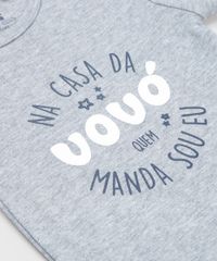 Body-Infantil--Na-Casa-Da-Vovo-Quem-Manda-Sou-Eu--Manga-Curta-Decote-Redondo-em-Algodao---Sustentavel-Cinza-Mescla-8915379-Cinza_Mescla_4