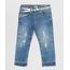Calca-Jeans-Infantil-Barra-Desfiada-com-Cinto-Metalizado-Azul-Medio-9141720-Azul_Medio_1