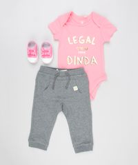 Calca-Infantil-em-Moletom-com-Bolso-Canguru-em-Algodao---Sustentavel-Cinza-Mescla-Escuro-8915774-Cinza_Mescla_Escuro_3